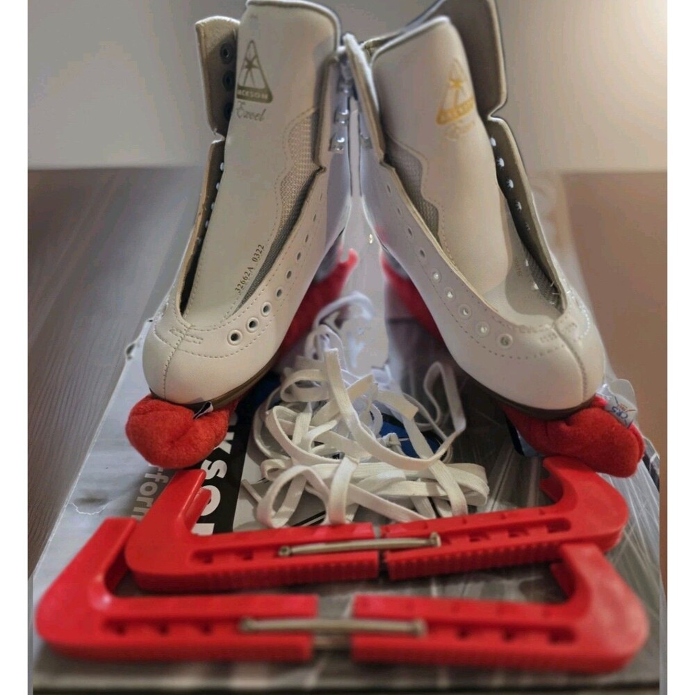 NEW Jackson Excel Youth Size 2 Figure Skates – NEVER WORN w/ Hard & Soft Guards